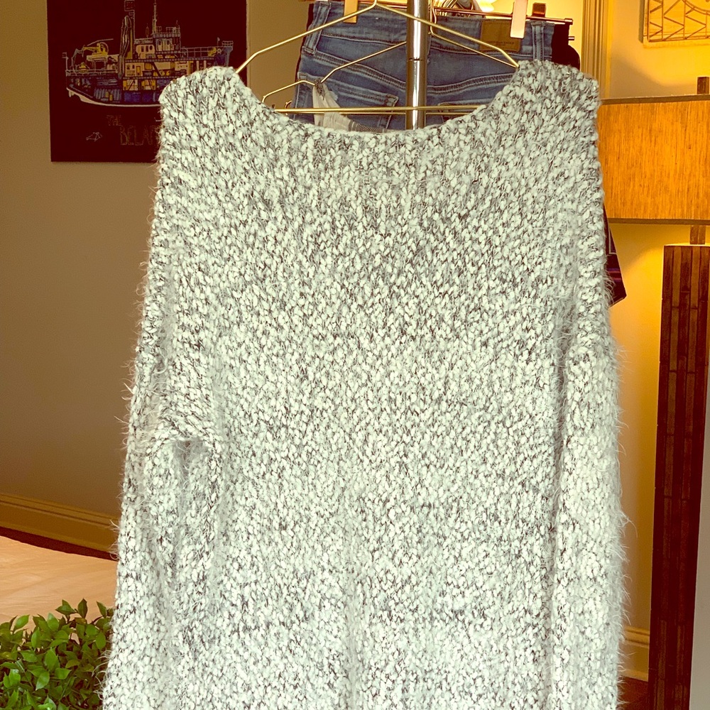 Joan Vass Studio Fuzzy Sweater XL Furry